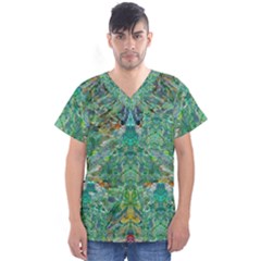 Men s V-Neck Scrub Top 