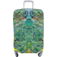 Green Repeats I Luggage Cover (Large) from ArtsNow.com