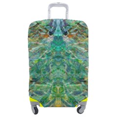 Green Repeats I Luggage Cover (Medium) from ArtsNow.com