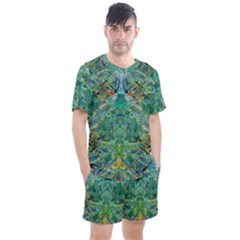 Men s Mesh T-Shirt and Shorts Set 