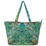 Green Repeats I Full Print Shoulder Bag