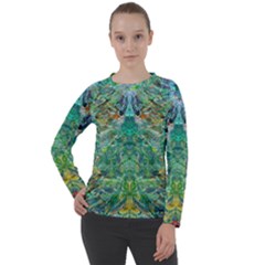 Green Repeats I Women s Long Sleeve Raglan T