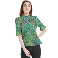 Frill Neck Blouse 