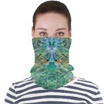 Green Repeats I Face Seamless Bandana (Adult)