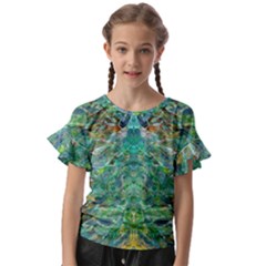 Kids  Cut Out Flutter Sleeves 