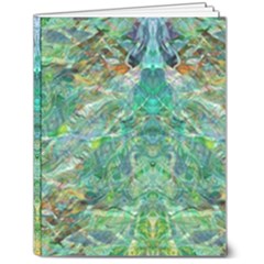 Green Repeats I 7  x 9  Hardcover Notebook from ArtsNow.com