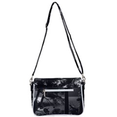 Shoulder Bag with Back Zipper 