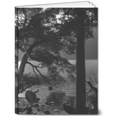 Los Alerces National Park Waterfront Landscape, Argentina002 6  x 8  Hardcover Notebook from ArtsNow.com