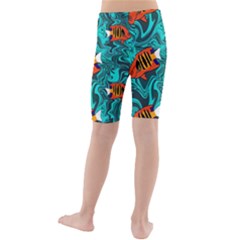 Kids  Mid Length Swim Shorts 