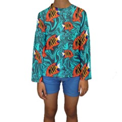 Kids  Long Sleeve Swimwear 