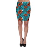 Flame Swirls Bodycon Skirt