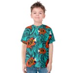 Flame Swirls Kids  Cotton T-Shirt