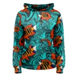 Flame Swirls Women s Pullover Hoodie