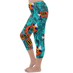 Capri Winter Leggings  Back