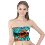 Flame Swirls Tube Top