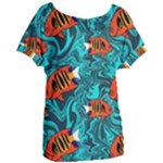 Flame Swirls Women s Oversized T-Shirt