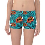 Flame Swirls Boyleg Bikini Bottoms