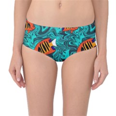 Mid-Waist Bikini Bottoms 