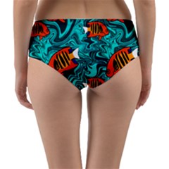 Reversible Mid-Waist Bikini Bottoms 