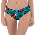 Flame Swirls Reversible Classic Bikini Bottoms