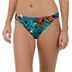 Flame Swirls Band Bikini Bottoms