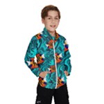 Flame Swirls Kids  Windbreaker