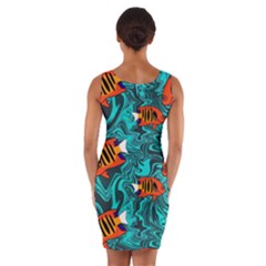 Wrap Front Bodycon Dress 