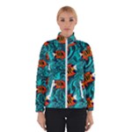 Flame Swirls Women s Bomber Jacket