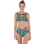 Flame Swirls Bandaged Up Bikini Set 