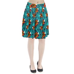 Flame Swirls Pleated Skirt from ArtsNow.com