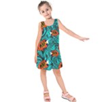 Flame Swirls Kids  Sleeveless Dress