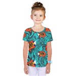 Flame Swirls Kids  One Piece T-Shirt