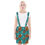 Flame Swirls Braces Suspender Skirt