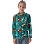 Flame Swirls Kids  Long Sleeve Shirt