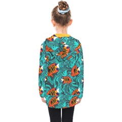 Kids  Double Breasted Button Coat 