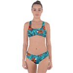 Flame Swirls Criss Cross Bikini Set