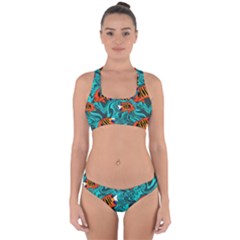 Flame Swirls Cross Back Hipster Bikini Set from ArtsNow.com