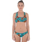 Flame Swirls Cross Back Hipster Bikini Set