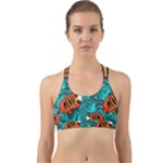 Flame Swirls Back Web Sports Bra