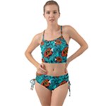 Flame Swirls Mini Tank Bikini Set