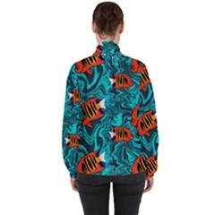 Women s High Neck Windbreaker 