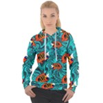 Flame Swirls Women s Overhead Hoodie