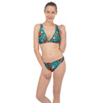 Flame Swirls Classic Banded Bikini Set 