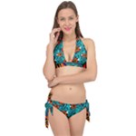 Flame Swirls Tie It Up Bikini Set