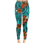 Flame Swirls Inside Out Leggings