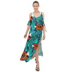 Maxi Chiffon Cover Up Dress 