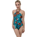 Flame Swirls Go with the Flow One Piece Swimsuit