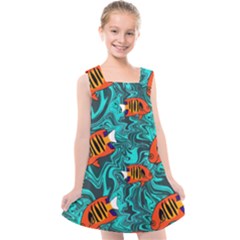 Kids  Cross Back Dress 