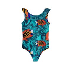 Kids  Frill Swimsuit 