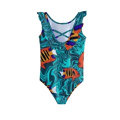 Kids  Frill Swimsuit 